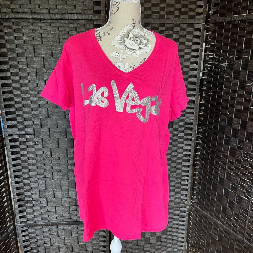Gildan Pink Oversized Short Sleeve T-Shirt